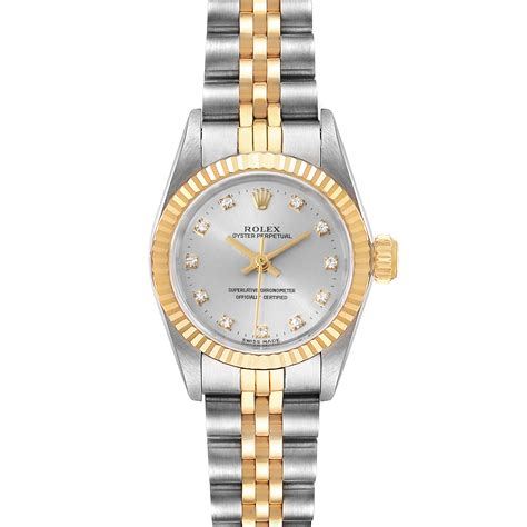 rolex oyster perpetual lady usati|rolex oystersteel gold watch.